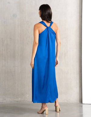 Reversible Halter Neck A-Line Maternity Dress