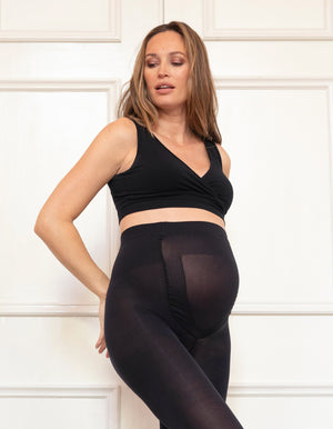 40 Denier Black Maternity Tights – 3 Pack