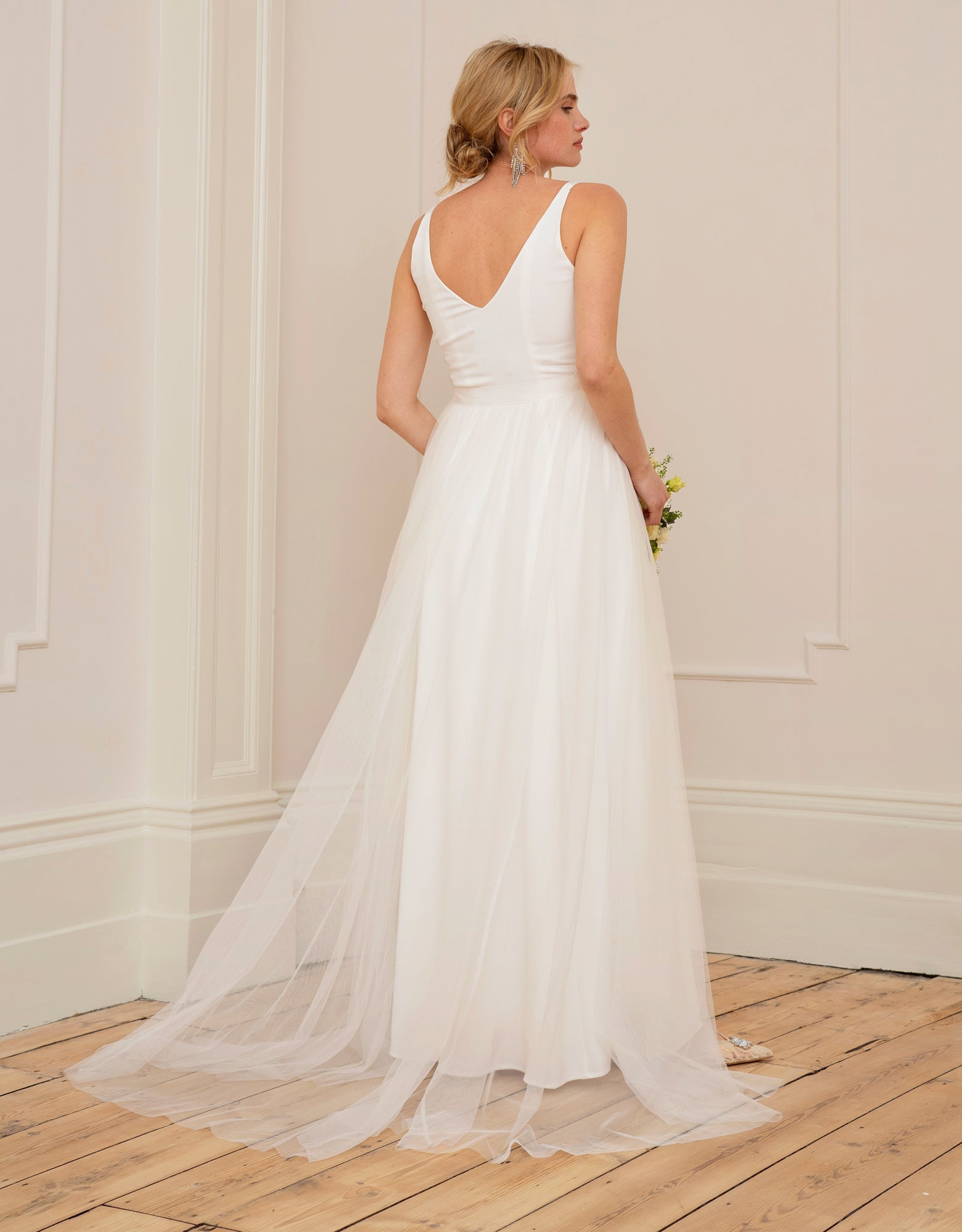 Tulle Bridal Overskirt