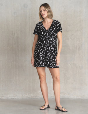 Umstands-Playsuit zum Stillen aus Jersey  | Seraphine