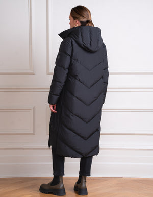 Long Maternity + Babywearing Puffer Coat