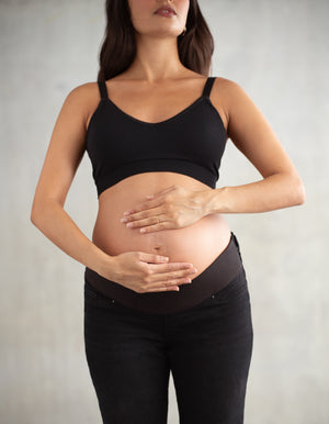 Slim-Leg Organic Under Bump Maternity Jeans