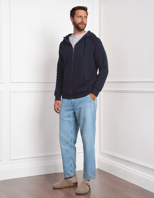 Navy Blue Men's Babywearing Hoodie