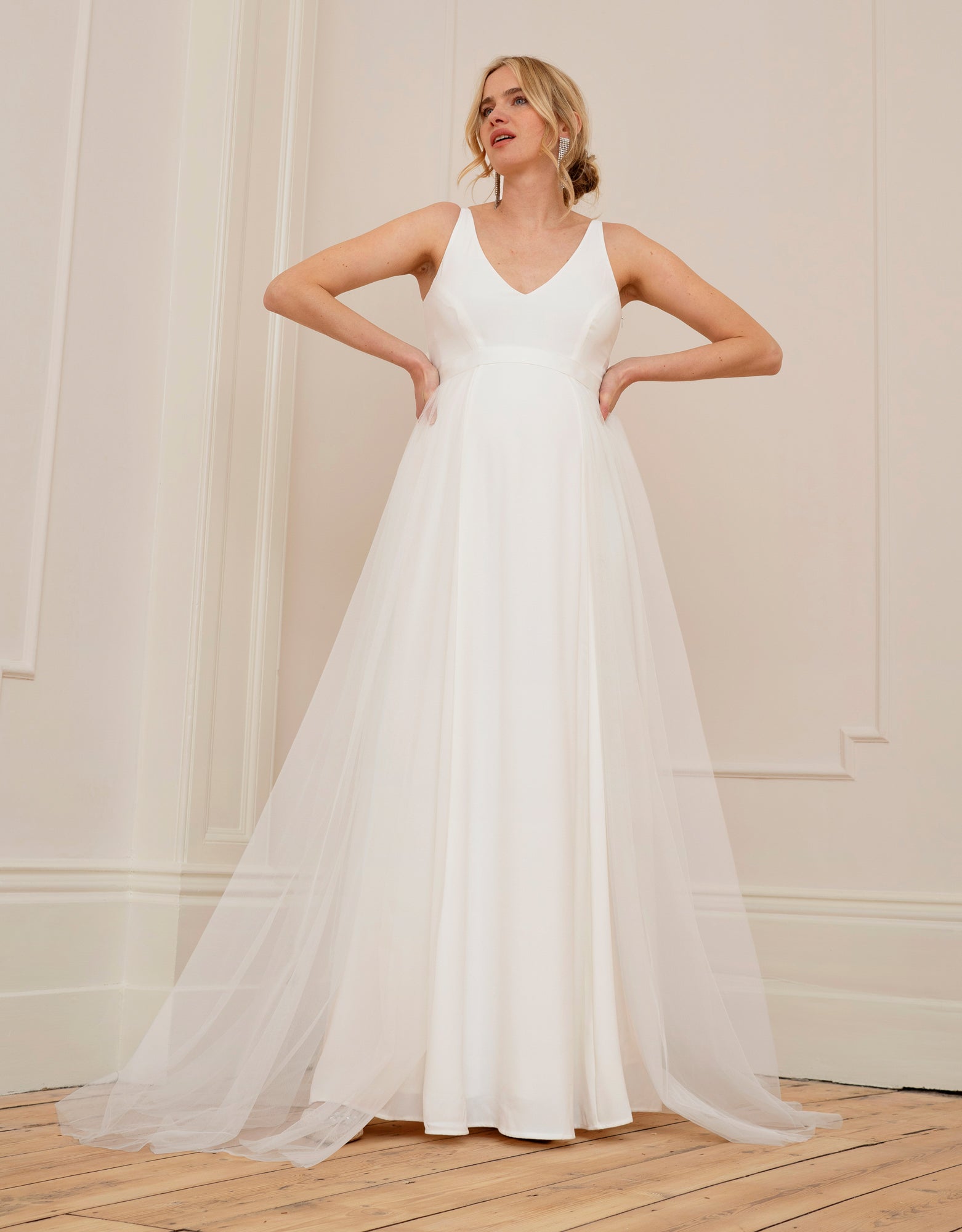 Tulle Bridal Overskirt