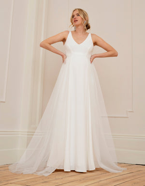 Tulle Bridal Overskirt