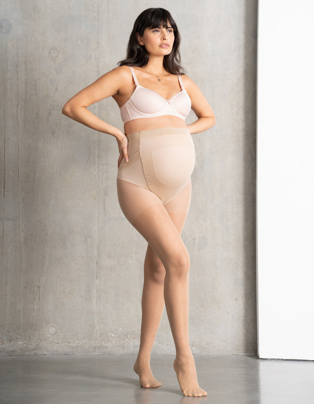 20 Denier Nude Maternity Tights – 2 Pack