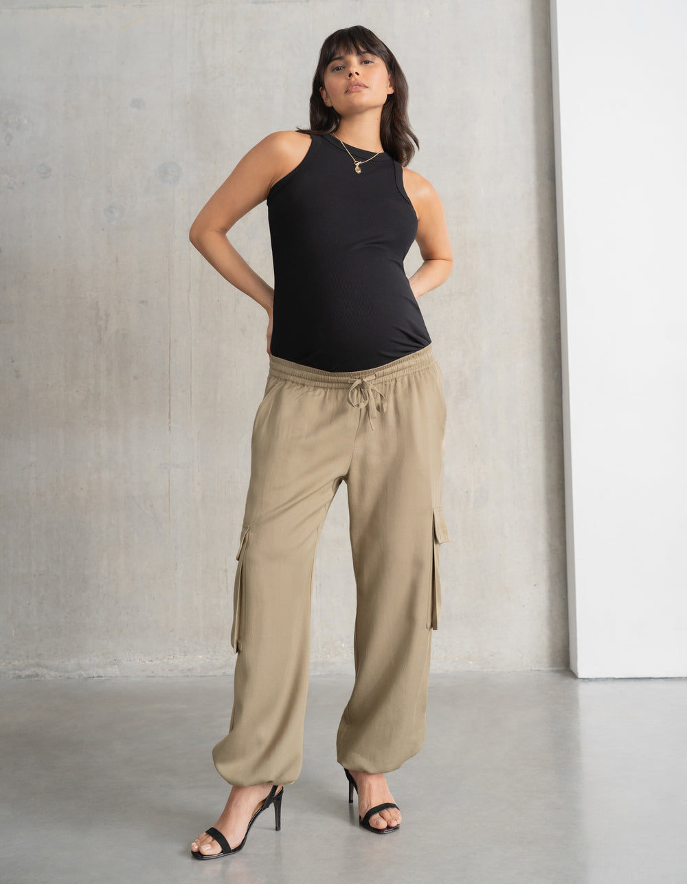 Under Bump Maternity Cargo Trouser