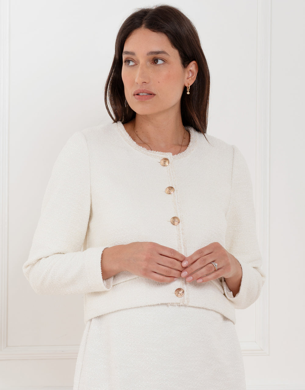 Cropped Tweed Jacket