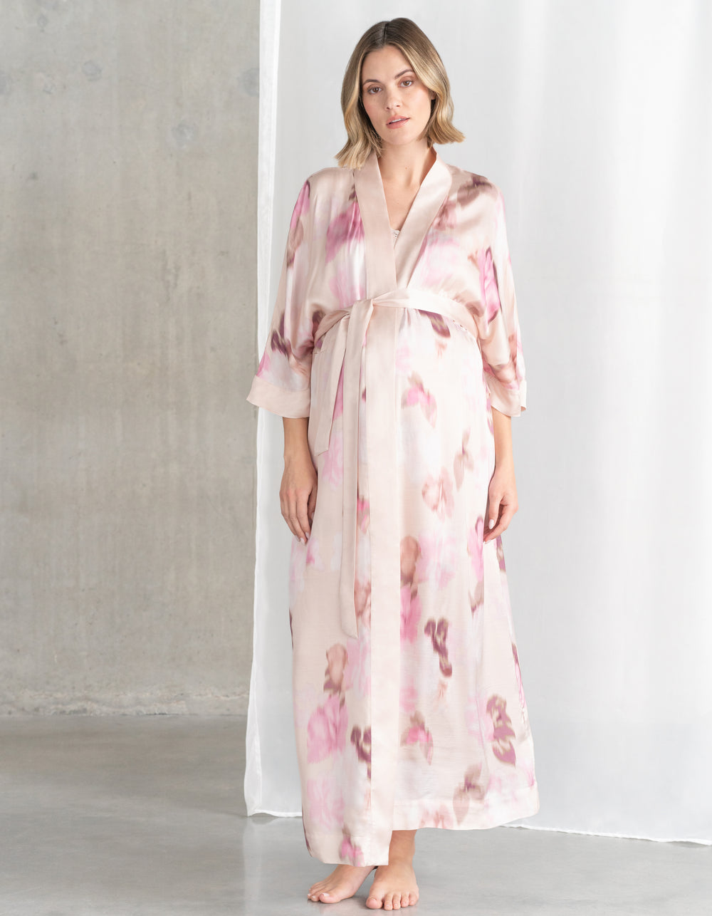 Gewebter Print-Umstands- und Post-Maternity-Kimono  | Seraphine