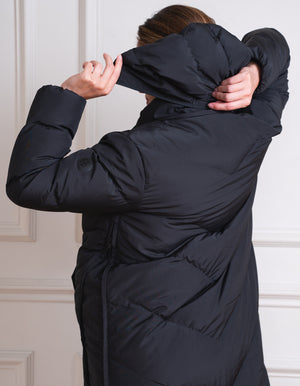Long Maternity + Babywearing Puffer Coat