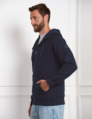 Navy Blue Men's Babywearing Hoodie