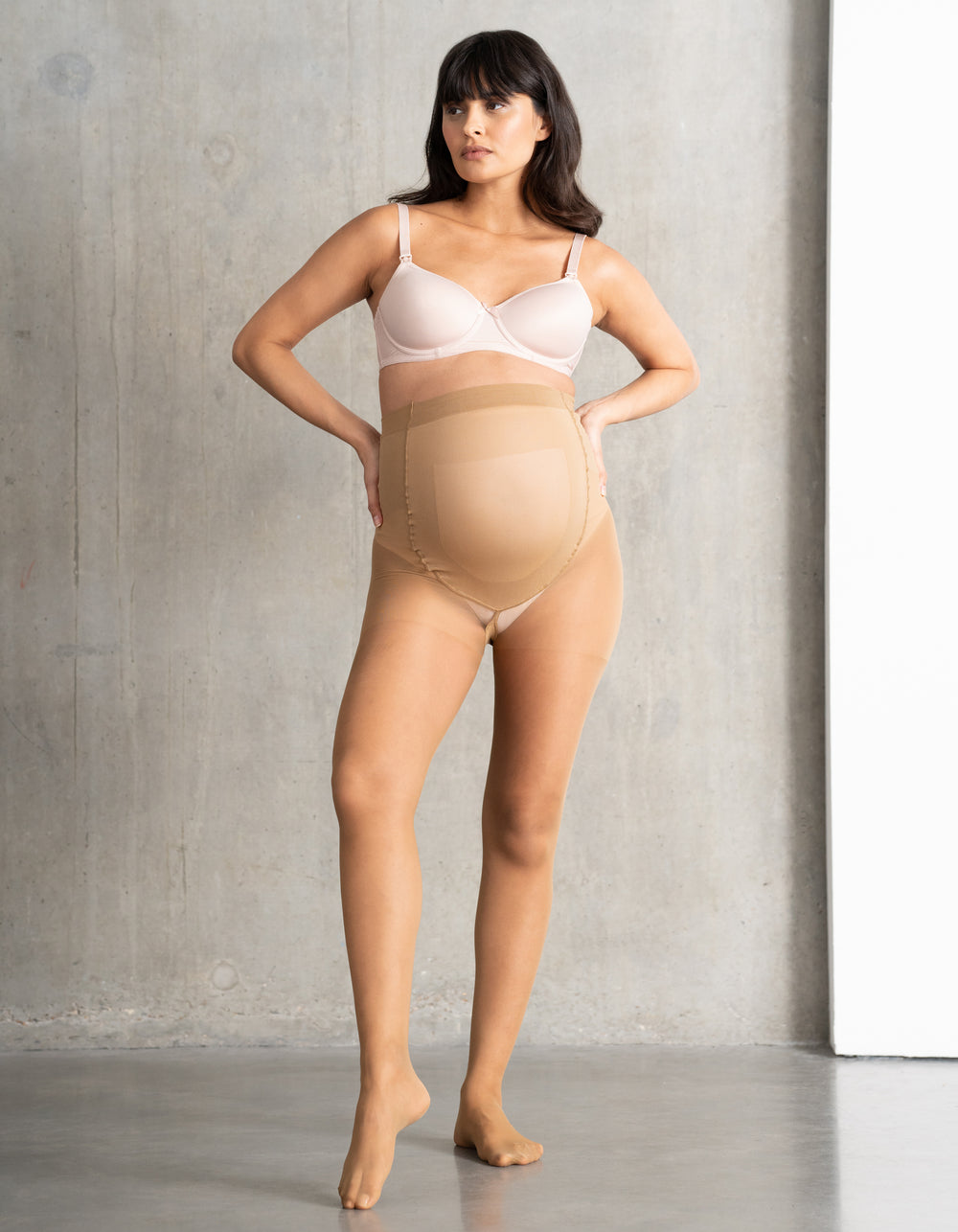 20 Denier Mocha Maternity Tights – 2 Pack