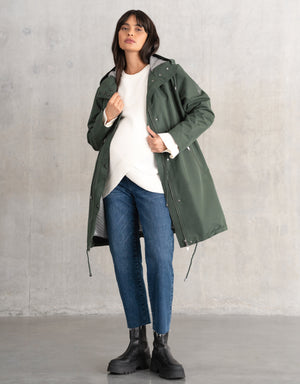 4-in-1 Maternity + Babywearing Parka