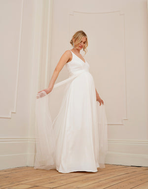 Tulle Bridal Overskirt