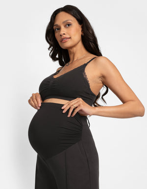 Over Bump Bootcut Maternity Trousers