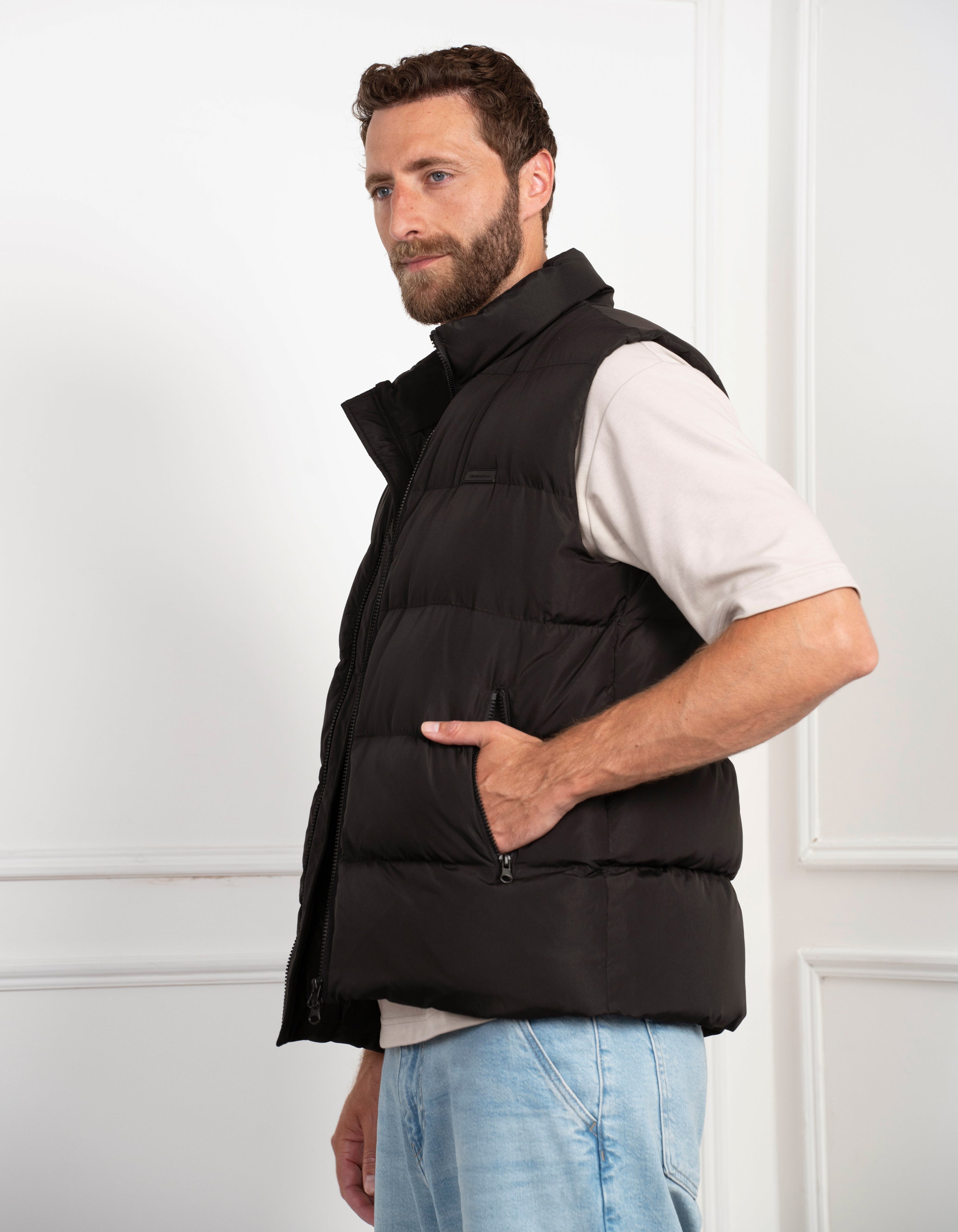 nonnative RIDER PUFF VEST Pliantex® 黒 nonnative HIKER PUFF VEST POLY TAFFETA NN-V4502 公式通販