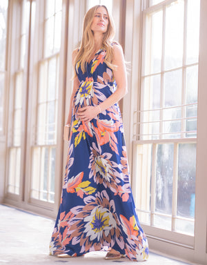 Seasonal Blooms Maternity + Nursing Maxi Dress
