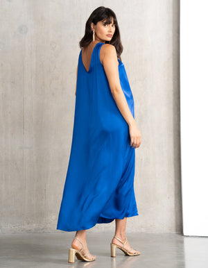 Reversible Halter Neck A-Line Maternity Dress