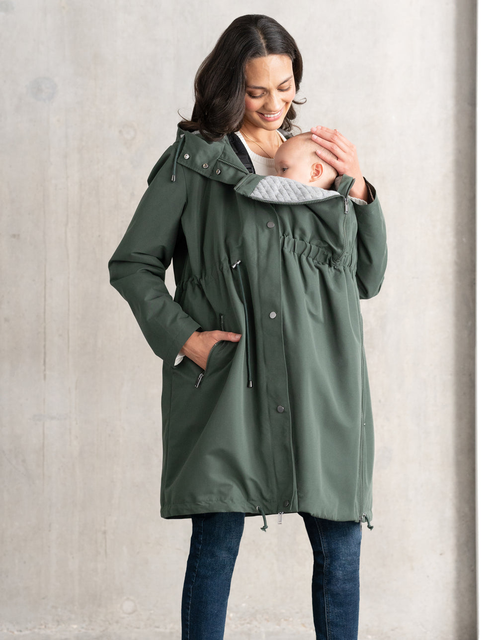 4- in 1-Umstands- und Babytrageparka