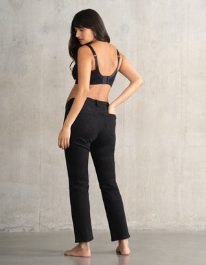 Slim-Leg Organic Under Bump Maternity Jeans