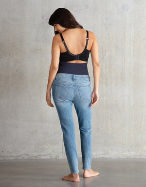 Organic Cotton Light Skinny Maternity Jeans