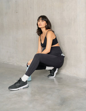 Black Sporty Support Maternity Leggings
