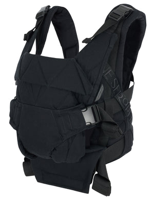 Baby Carrier – Black Cotton Canvas