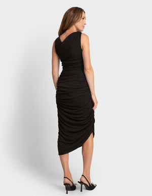Gerüschtes Bodycon-Umstandskleid