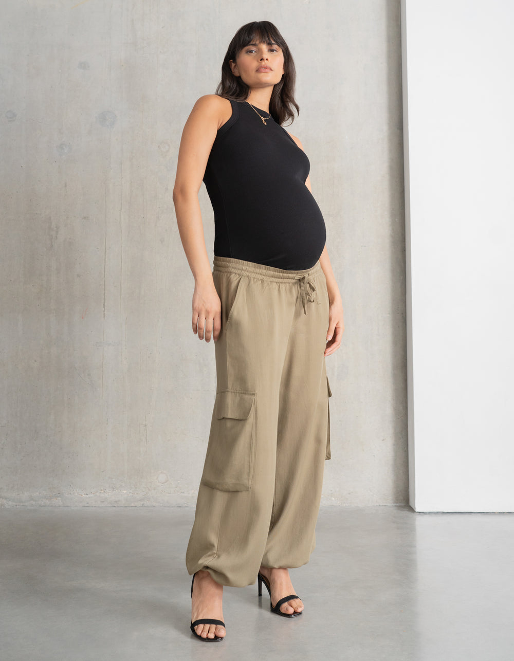 Under Bump Maternity Cargo Trouser