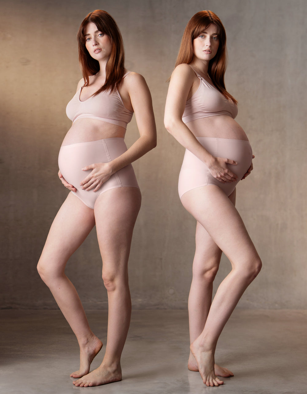 Lot de 2 culottes hautes maternité sans-démarcation