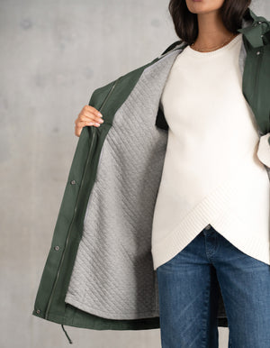 4-in-1 Maternity + Babywearing Parka