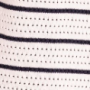 Crochet-Look Striped Collar Midi Dress