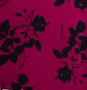 Robe maternité et allaitement volantée à imprimé floral rouge