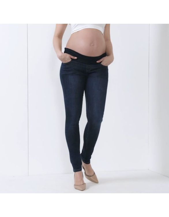 Organic Cotton Under Bump Maternity Jeans | Seraphine