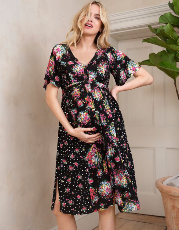 Floral Bouquet Maternity & Nursing Dress | Seraphine