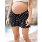 Woven Printed Maternity Shorts