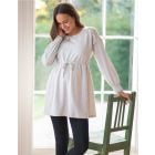 Grey Marl Sweatshirt Maternity & Nursing Tunic