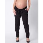 Black Maternity Trousers with Tie Waist
