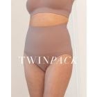 Post Maternity Shaping Briefs – Cappuccino Twin Pack