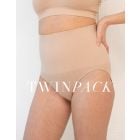 Post Maternity Shaping Briefs – Latte Twin Pack