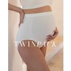 2-Pack Bamboo Over Bump Maternity Briefs