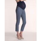Polka Dot Cropped Maternity Trousers
