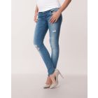 Over-Bump Ripped Skinny Maternity Jeans 