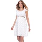 Cotton White Lace Maternity Dress